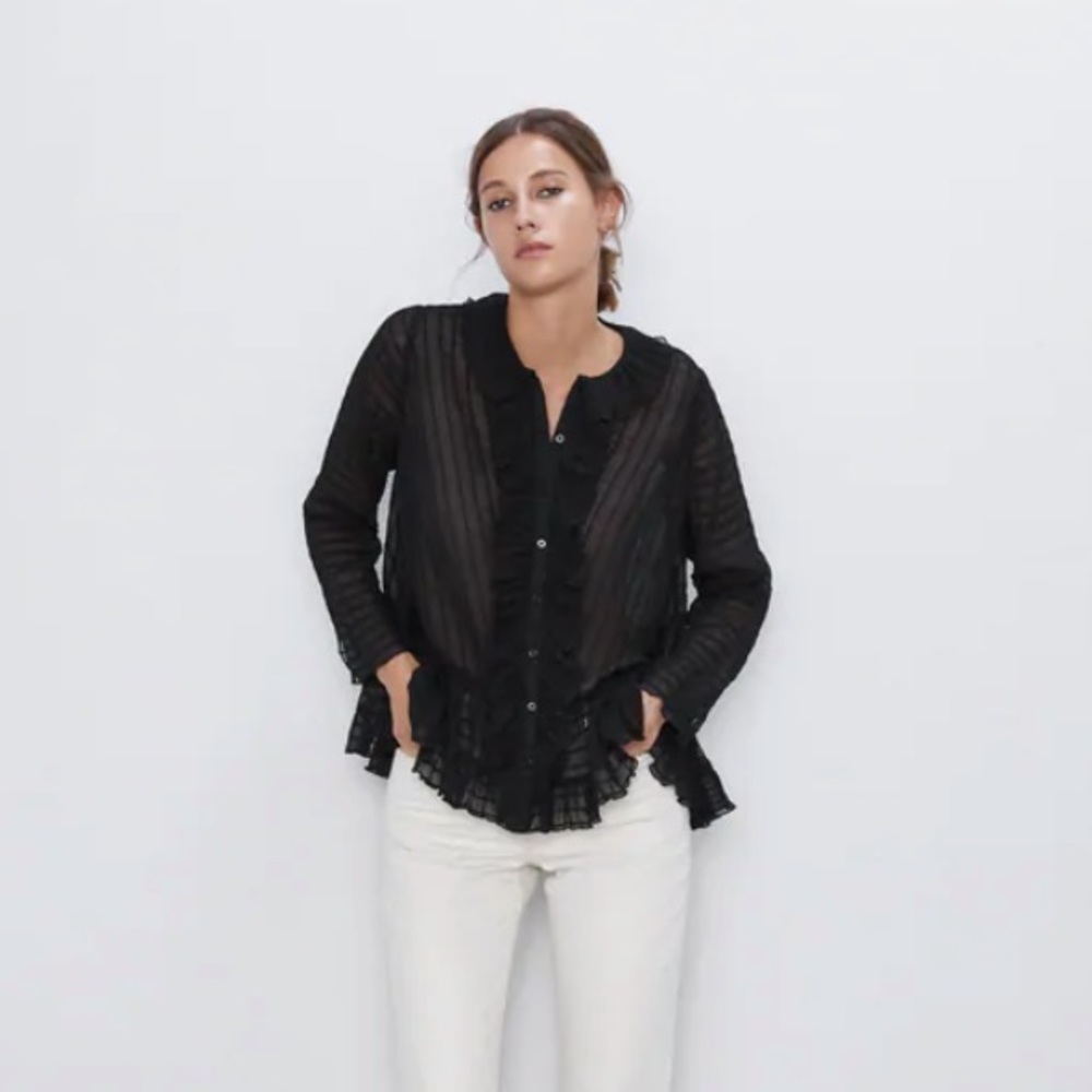 Textured Zara Blouse